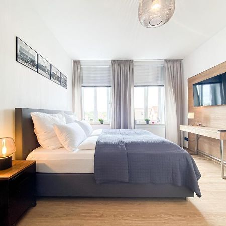 Luxus-Apartment In Leipzig Mit Privat-Parkplatz ภายนอก รูปภาพ