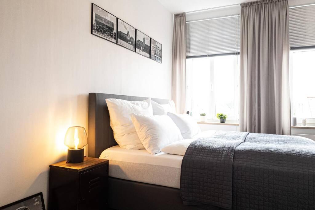 Luxus-Apartment In Leipzig Mit Privat-Parkplatz ภายนอก รูปภาพ