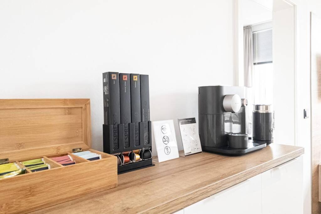 Luxus-Apartment In Leipzig Mit Privat-Parkplatz ภายนอก รูปภาพ