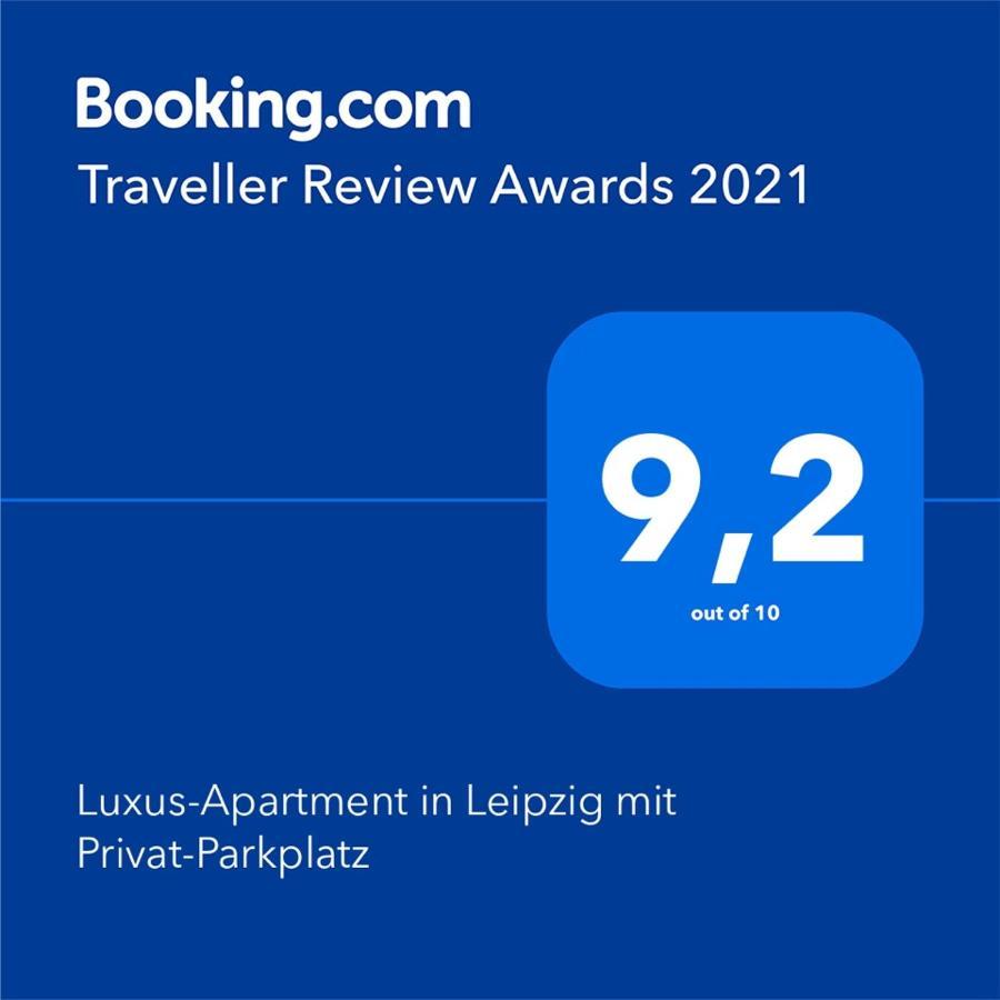Luxus-Apartment In Leipzig Mit Privat-Parkplatz ภายนอก รูปภาพ