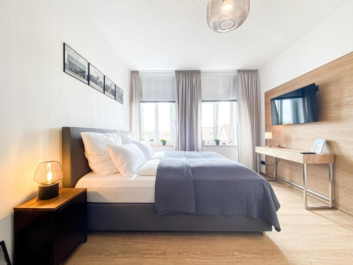 Luxus-Apartment In Leipzig Mit Privat-Parkplatz ภายนอก รูปภาพ